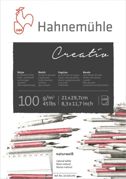 Hahnemühle Creativ Skizzenblock 100g