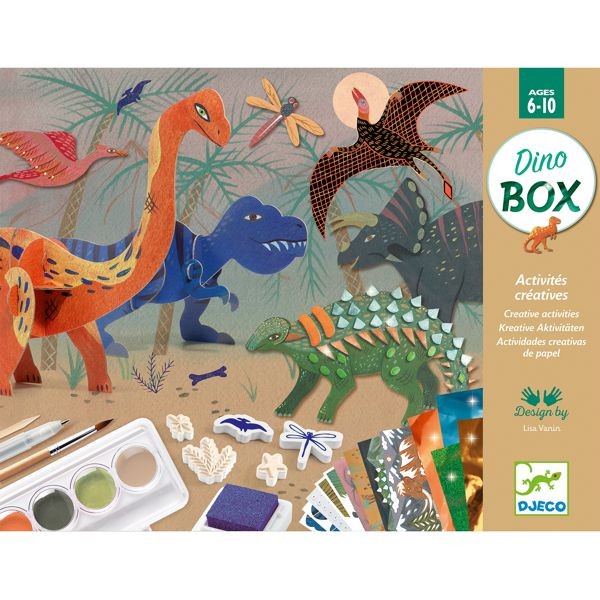 Djeco "Dino Box", Bastelbox für kreative Aktivitäten