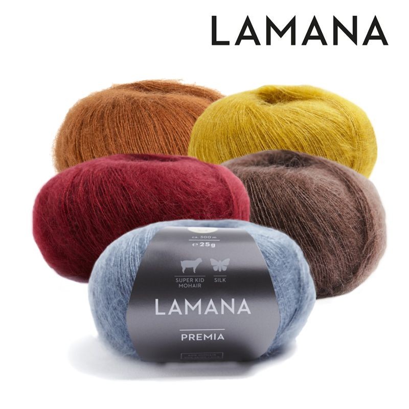 Lamana PREMIA 25g, Mohair (Super Kid) mit Seide, wollzauber.com