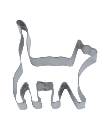 Präge-Ausstechform Katze 8,5 cm aus Edelstahl