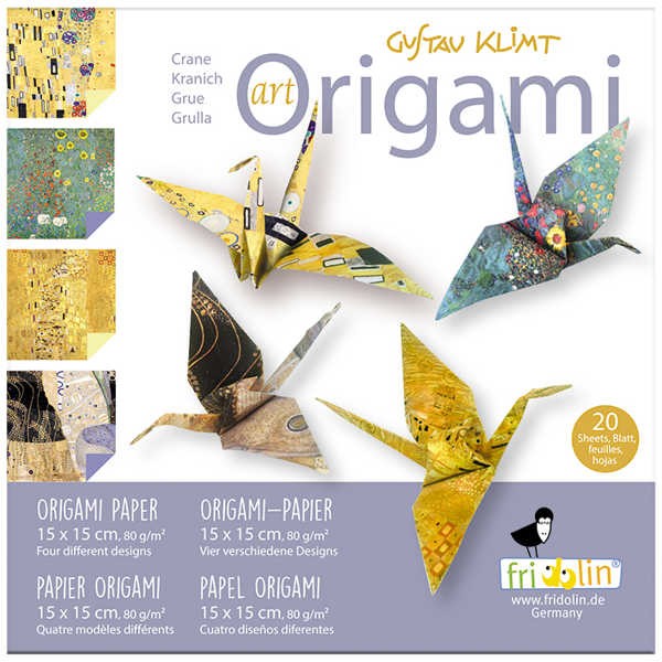 Origami Faltblätter 80g/m² 15x15cm - 20 Blatt "Klimt"