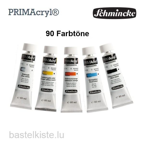 PrimAcryl, Feinste Künstler-Acrylfarben 60ml