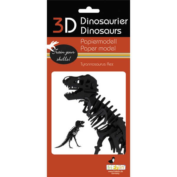 3D Papiermodell "Tyrannosaurus Rex" zum zusammenbauen
