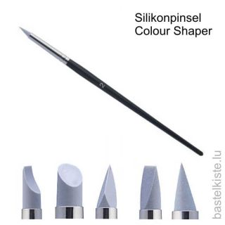 Colour Shaper, Silikonpinsel mit weicher Spitze