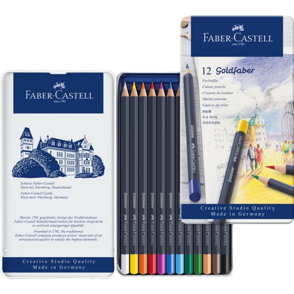 Goldfaber Farbstifte, 12er Metalletui