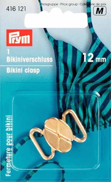 Bikini- und Gürtelverschluss, goldfarbig Prym 416121