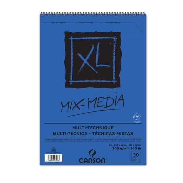 XL-Mix-Media Spiralblock 300g/m² - verschiedene DIN-Formate