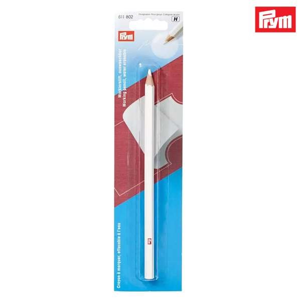 PRYM 611802 Markierstift, auswaschbar in weiß