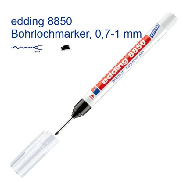 Edding 8850 Bohrlochmarker, schwarz