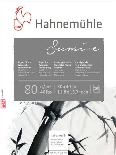 Hahnemühle Künstlerblock "Sumi-e", 80g/m² für Kalligraphie