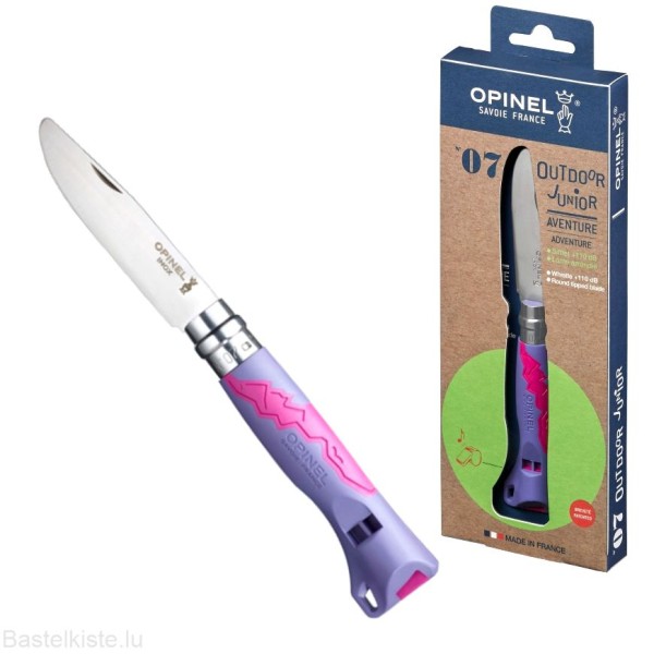 Outdoor Junior Taschenmesser mit Signalpfeife, Mauve Pink