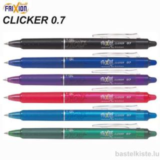 FriXion Clicker 0.7 mm – radierbar & klickbar