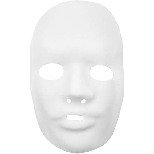 Vollmaske, Gesichtsmaske mit Befestigungsgummi
