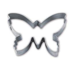 Präge-Ausstechform Schmetterling 7 cm aus Edelstahl