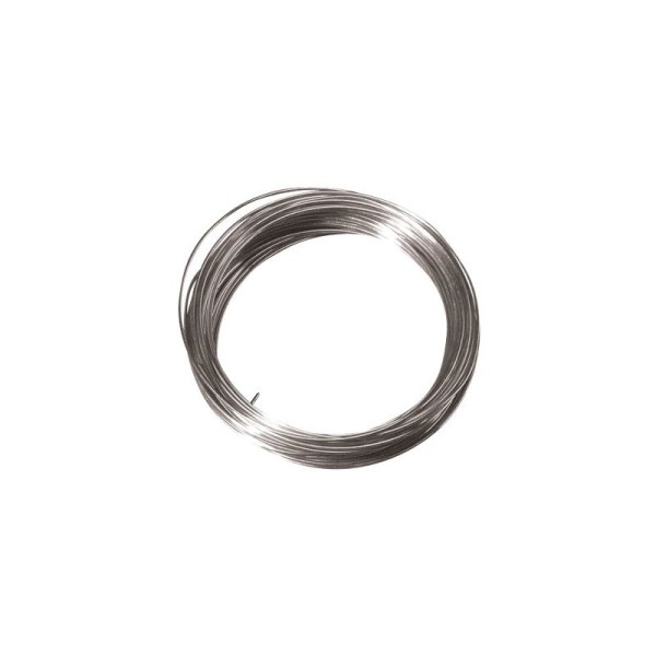 Silberdraht Ø 0,8 mm mit Kupferkern, bastelkiste.lu