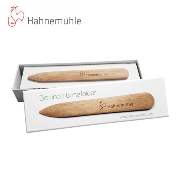 Hahnemühle Falzbein, Falzmesser aus fein geschliffen, naturbelassen aus Bambus, bastelkiste.lu