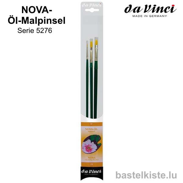Da Vinci NOVA-Öl-Malpinsel Synthetics Set 5276