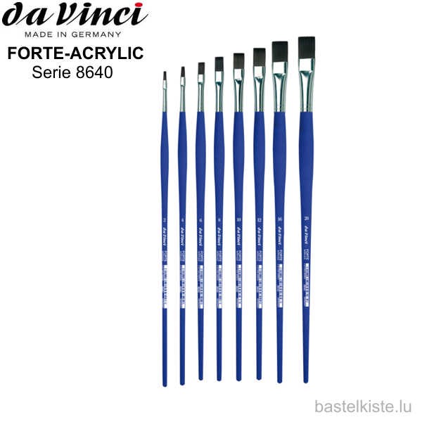 Da Vinci FORTE-ACRYLICS flach Serie 8640