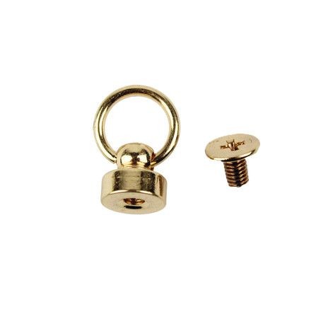 Halterungsring für Handyhülle mit Schraube, goldfarbig, bastelkiste.lu