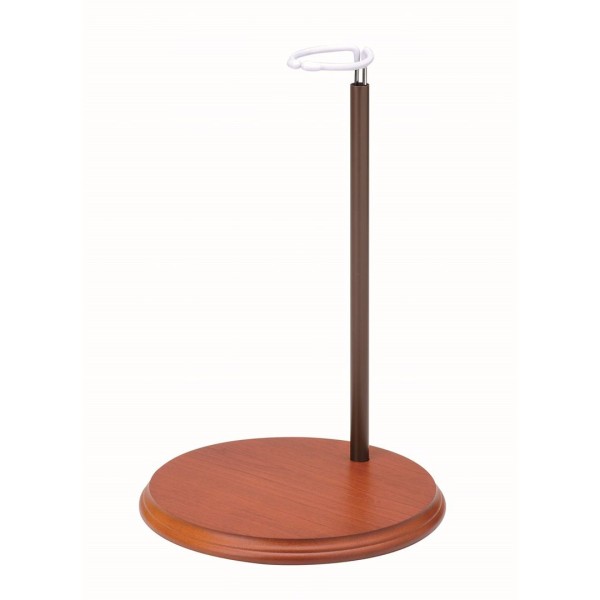 Puppenständer Metall, mit Holzsockel 50-70 cm, bastelkiste.lu