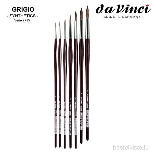Da Vinci Öl & Acrylmalpinsel GRIGIO Serie 7795 ►RUND◄