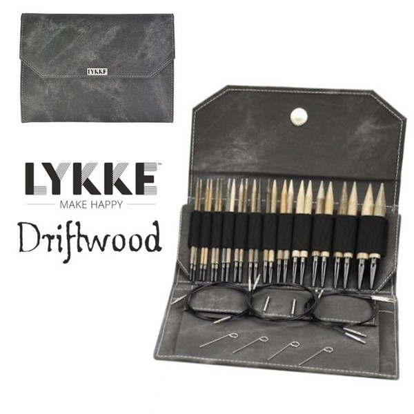 LYKKE driftwood knitting needles 5inch rundstricknadeln holz Stricknadel Holzstricknadeln