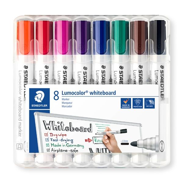 Lumocolor whiteboard marker 351, 8er Set