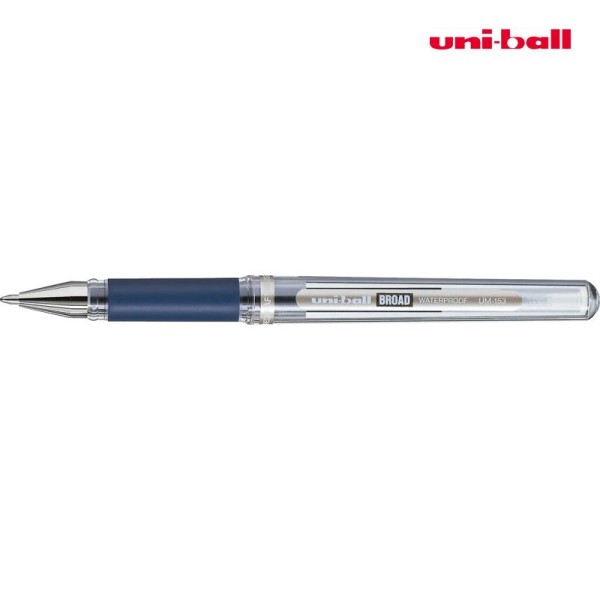 Gelroller UB SIGNO broad UM-153 1,0mm bl/sw, bastelkiste.lu