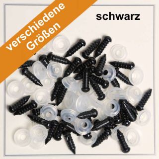 Grosspackung Augen schwarz