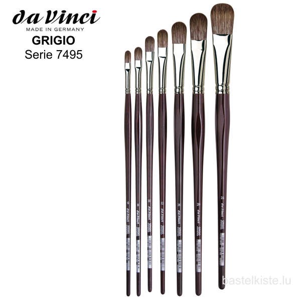 Da Vinci Öl & Acrylmalpinsel GRIGIO Serie 7495 ►Katzenzunge◄