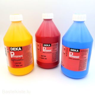 Stoffmalfarbe, Textilfarbe Permanent 500ml, bastelkiste.lu
