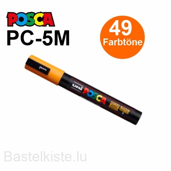 POSCA Paint Marker PC-5M, Rundspitze Ø 1,8-2,5 mm