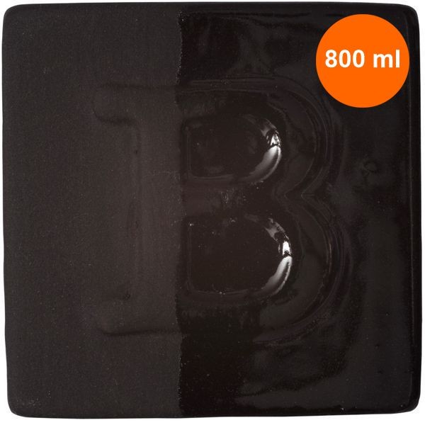 Botz Flüssigglasur 9048 Engobe Schwarz, 800 ml, bastelkiste.lu