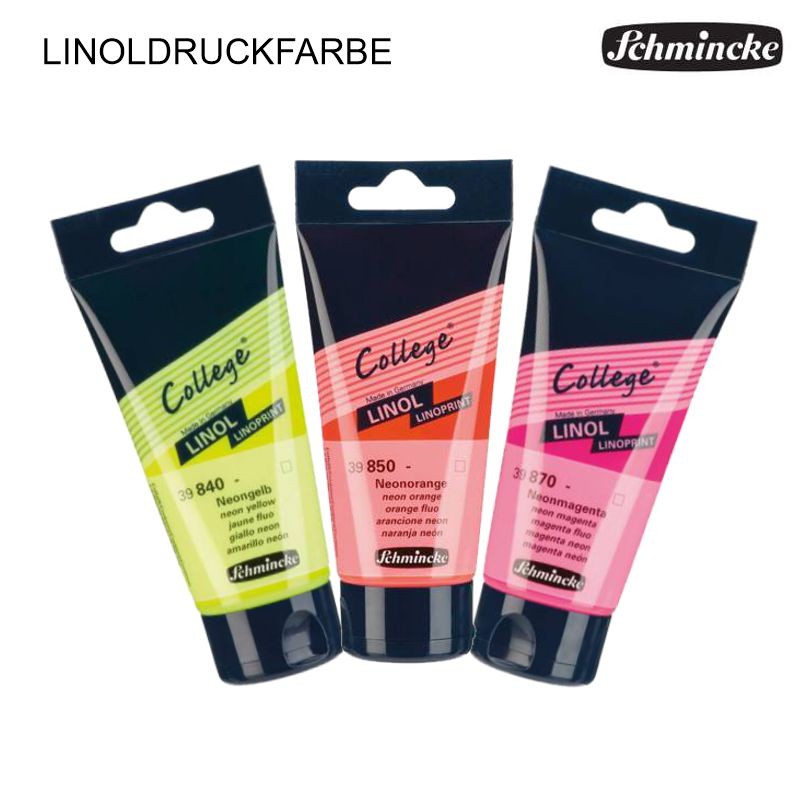 Schmincke College Linoldruckfarbe NEON 75ml