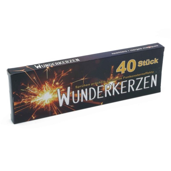 Wunderkerzen 17cm, 40 Stück