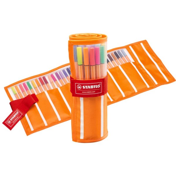 Fineliner STABILO point 88 Rollerset mit 30 Farben inkl. 5 Neon Farben, bastelkiste.lu