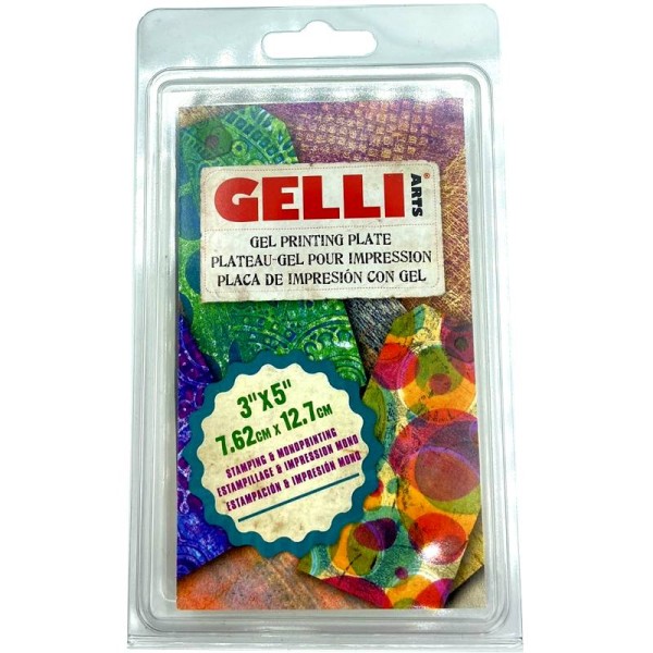 GELLI Arts, Gel-Druckplatte, 3x5", 7,6x12,7cm