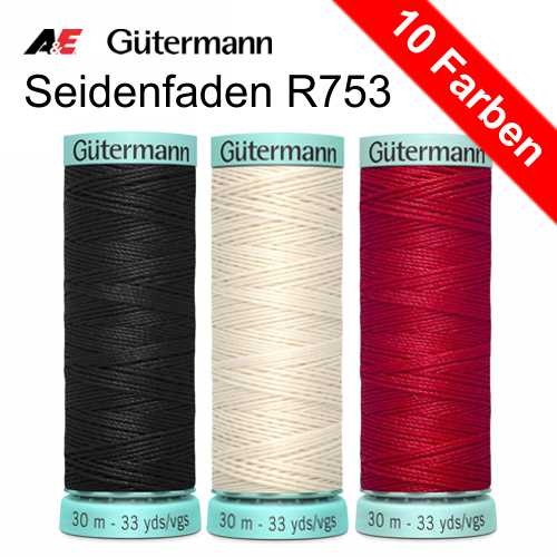 Gütermann Seidenfaden R753, 30m, Serie 723878