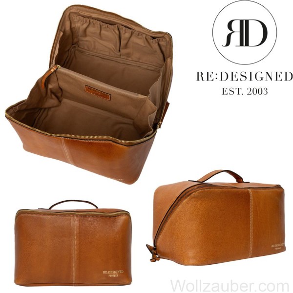 Re:Designed Ledertasche Project 10, Burned Tan/Gold