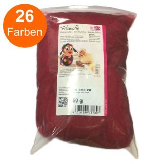 Filzwolle, Wolle zum Filzen 50g