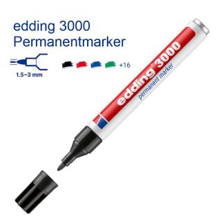 Edding 3000 Permanentmarker Rundspitze 1,5-3 mm