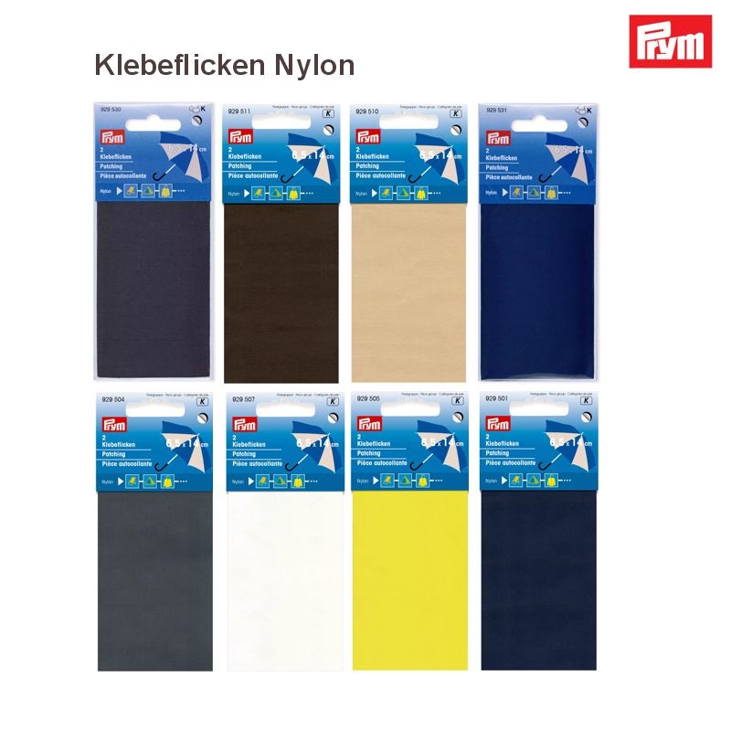 Prym Klebeflicken Nylon, 2 Stück, 6,5 x 14 cm, bastelkiste.lu