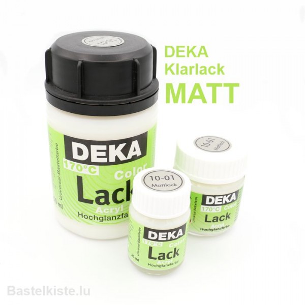 DEKA LACK ►MATT◄ Transparentlack, Mattlack