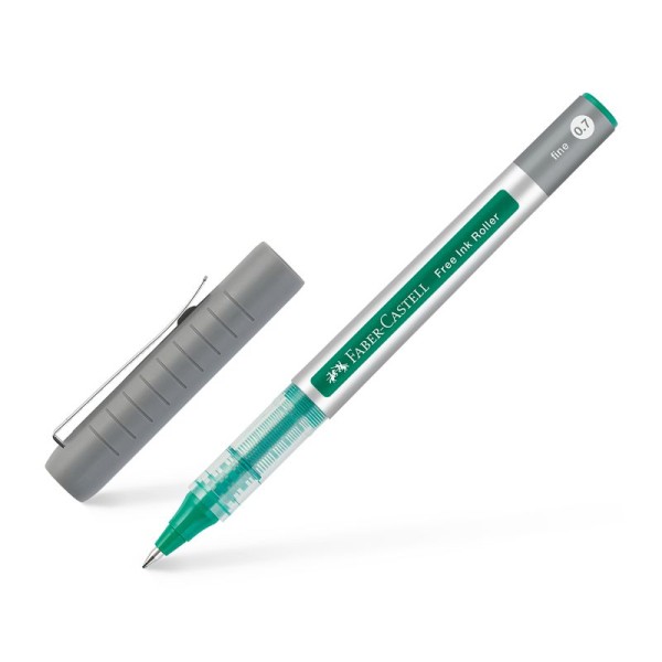 Faber-Castell Free INK Roller fine Strichstärke Ø 0,7 mm, bastelkiste.lu, grün