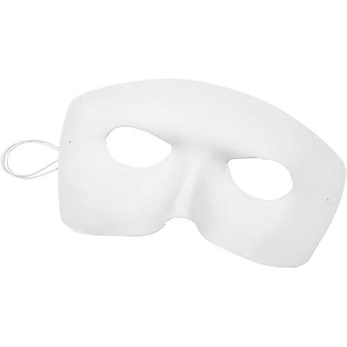 Harlekin Gesichtsmaske mit Befestigungsgummi