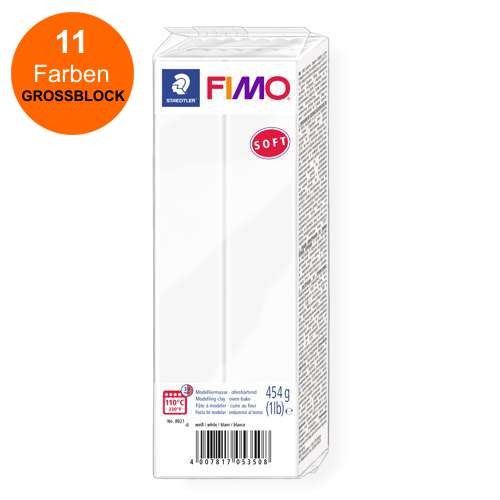 FIMO Soft, Professionel 454g - Ofenhärtende Modelliermasse