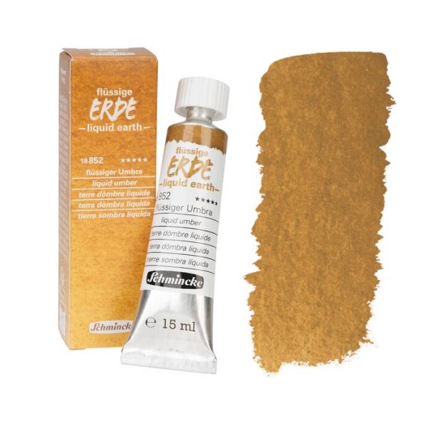 Schmincke flüssige ERDE 15ml, flüssiger Umbra