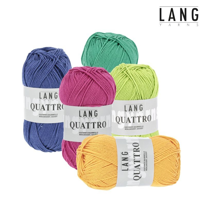 Lang Yarns Baumwollgarn QUATTRO 50g, wollzauber.com