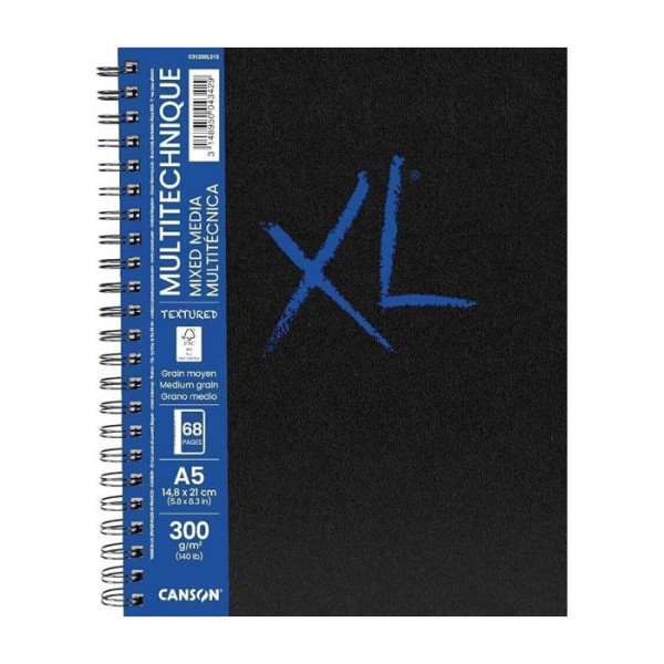 XL Dessin MULTITECHNIQUE 300g/m², 34 Blatt Spiralbindung