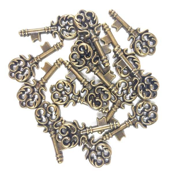 STEAMPUNK, "Antike" Schlüssel, 15 Stück